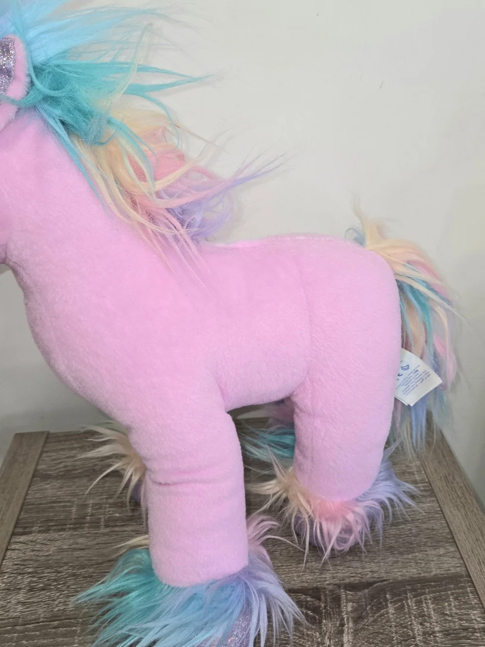 Build A Bear Fairy Friend Unicorn Rainbow Pink Plush Stuffed Animal 17